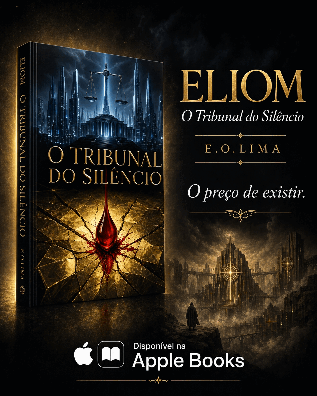 Arte promocional de Eliom para compra na Apple Books